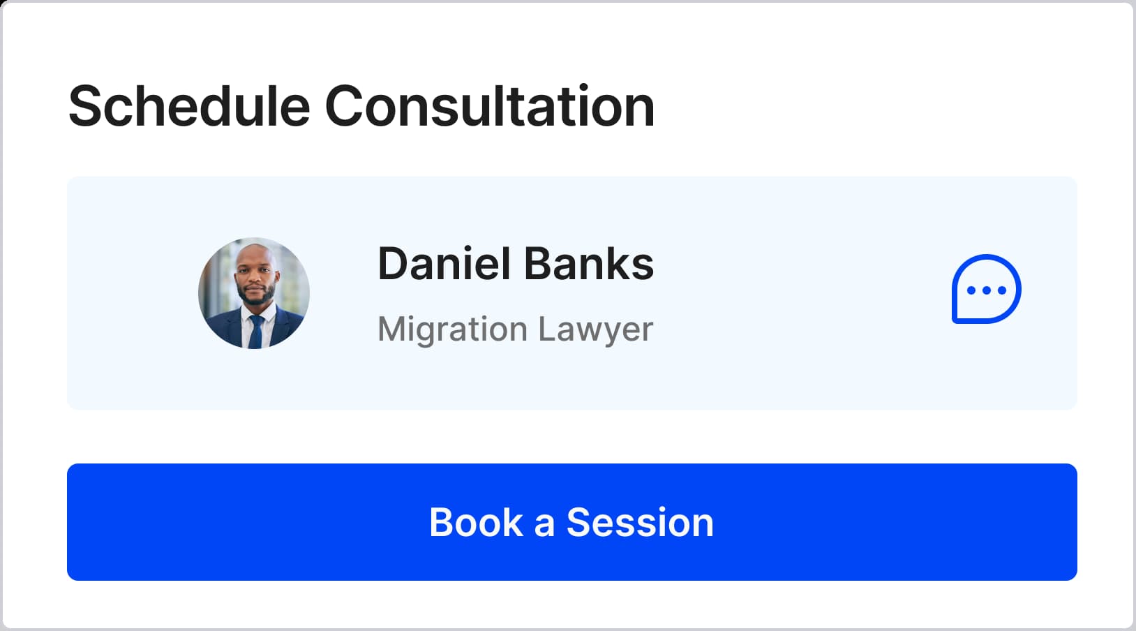 Consultation Booking